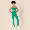 Amazon Essentials Womens Active FormFlex Buttery Soft Light Support Y-Back Thin Strap Yoga Sports Bra (Emerald Green)