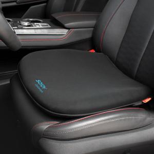 Sojoy Coccyx Gel Seat Cushion- Orthopedic Memory Foam Chair Cushions for Home Kitchen Office Desk Car Truck Airplane (Black), 18X16X2. 1in