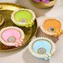 Indotribe 12 Pcs 3 Inch Diyas for Pooja Clay Diya for Diwali Decorations for Home Return Gifts for Housewarming Indian Diyas for Decoration House Warming Decoration Indian Terracotta Diya for Pooja (Multicolor Moti)