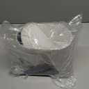 ELPHECO Bathroom Trash Can with Lid 2 Gallon Small Sensor Garbage Can, Slim Smart Trash Bin, Waterproof Automatic Wastebasket, Narrow Plastic Garbage Bin for Bathroom, Black and White