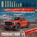 Red Colorful Bullet Antenna Replacement for Ford RAM GMC | Red starry sky bullet antenna adds a unique truck style. Compatible with Ford, RAM and GMC pickup trucks for easy replacement