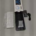 Digital Wall Clock, Digital Clock Large Display with Remote Control, Corded LED Alarm Clocks with Date, Week, Temp, Humidity, Auto DST, Countdown, for Living Room Bedroom Classroom Office (Blue)