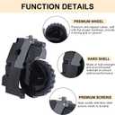 Left Drive Wheel Module Pair Compatible with iROBOT Roomba i7 i7+ i8 i3 i6+/Plus E5 E6 E7 J7 J7+ J6+ Vacuum Cleaner Replacement Parts Accessories