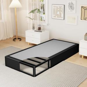 Twin Size 10 Inch Box Spring - Heavy Duty Metal Mattress Foundation (2500lbs Capacity), Noise-Free, Easy Assembly