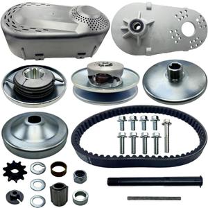 212CC Torque Converter 30 Series 6.5 HP 3/4" Go Kart Mini Bike Clutch 10T #40/41/420 Chain Predator Driver Pulley for Manco Comet TAV2 Go Kart Clutch