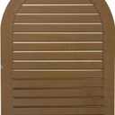 Ekena Millwork 22"W x 32"H x 2 3/8"P, Cathedral Gable Vent Louver, Functional, 22-in. W x 32-in. H