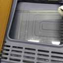 Medario Cat Litter Box with X-Large Litter Mat and Scoop(Upgrade Midnight)