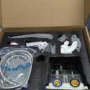 Wall Mounted Shower Faucet Set, Shower System with Tub Spout, 12 Inch Rainfall Shower Head with Handheld Spray, Waterfall Tub Spout Bathtub Faucet, Brushed Nickel