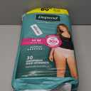Depend Fresh Protection Adult Diapers, Incontinence Underwear for Women, Disposable, Maximum, Medium, Blush, 30 Count
