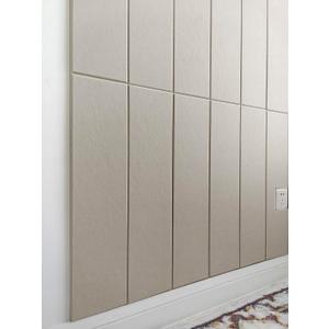 Shiplap Felt Wall Panels for Interior Wall Decor, Accent Wall Paneling for Bedroom Living Room & Office, Peel and Stick, Sound Absorbing  24 Pack Felt Wall Tiles with Adhesive - Light Camel
