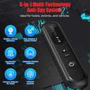 Hidden-Camera-Detectors-Gps Tracker Detector-Upgraded-Bug Detector & Camera Finder-Anti-Spy Camera Finder-Mini RF Signal Scanner-Portable Spy Device Detector For Travel, Office/Hotel/Car/Home-Black