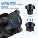 Car Cup Holder Phone Holder, Universal Adjustable Cell Phone Cup Holder Expander for Car, Fits All 4.0-7.0 Inches Smartphones, Most Bottles 20-40 oz, Black