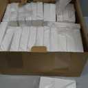 Taiyin 24 Pcs Pyramid White PVC Vinyl Post Top Caps, Fence and Deck Post Caps for Vinyl Fence Posts (5 x 5 Inch)