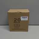 20Pcs Double Compartment Condiment Container, 2 Compartment Portable Reusable Snack Containers with lids, Used for travel Condiment Salad Dressing Meal Prep Containers