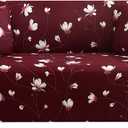 HOOBUY Printed Sofa Cover Stretch Couch Covers Patterned Sofas Seater Slipcovers for 3 Cushion Couch Set (US-MDXJH, 3 Seater/Large 2 Seater)