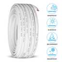 8 Gauge Marine Wire 8 AWG 20ft Duplex Marine Grade Wire Tinned Copper Heavy Duty Sheathed Cable for Boat/Automotive/RV/Camper/Trailer