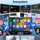 2-in-1 Wireless CarPlay & Android Auto Adapter, Convert Wired to Wireless