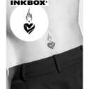 Inkbox Temporary Tattoos, Semi-Permanent Tattoo, One Premium Easy Long Lasting, Water-Resistant Temp Tattoo with For Now Ink - Lasts 1-2 Weeks, Philolaus, 3 x 3 in