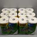Bounty Quick-Size Paper Towels, White, 12 Family Triple = 40 Regular Rolls