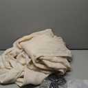 LAMIT Beige Linen Curtains for Living Room 2 Panels Set, 84 Inch Faux Linen Textured Light Filtering Drapes Back Tab and Rod Pocket Boho Panels for Farmhouse/Bedroom/Porch, 38 x 84 Inch