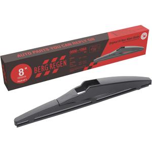 BERG REGEN Rear Wiper Blade 8 inch (8-A) Replacement for Toyota Prius C 2019 2018 2017 2016 2015 2014 2013 2012 /Lexus CT200h 2017-2011 /Scion xD 2014-2008 Back Windshield Wiper Blade