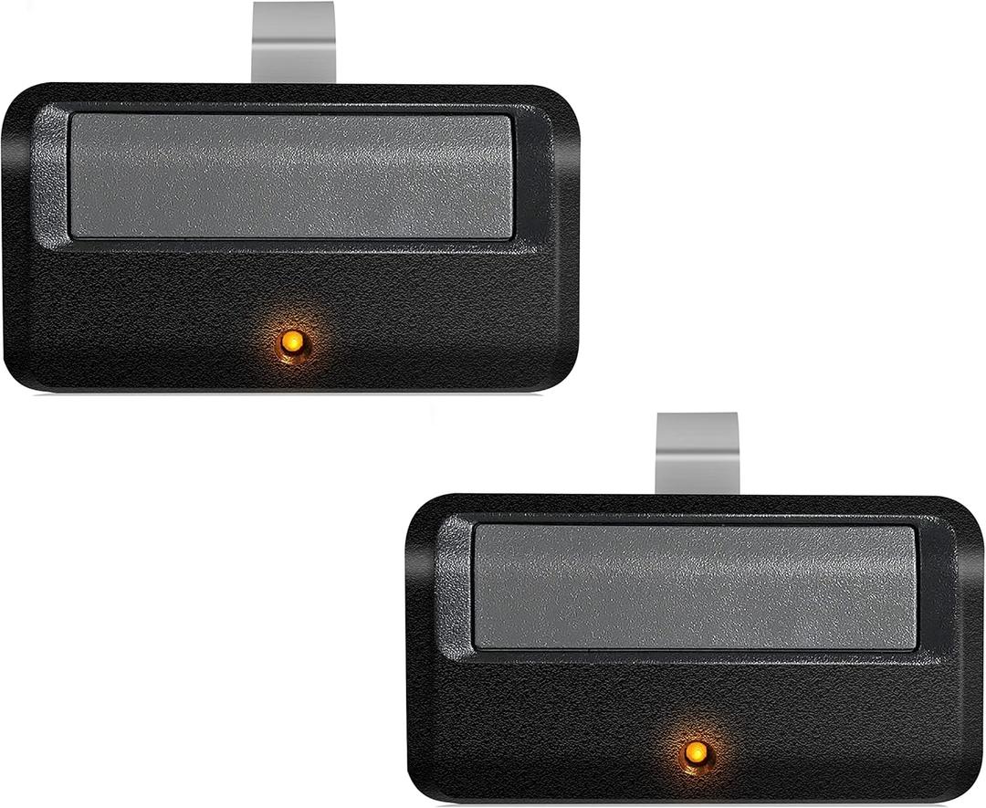 2 for 950ESTD Chamberlain Garage Door Opener Remote, 2011-Present Models, Yellow Learn Button (Gray) 2 for 950ESTD Chamberlain Garage Door Opener Remote, 2011-Present Models, Yellow Learn Button (Gray)