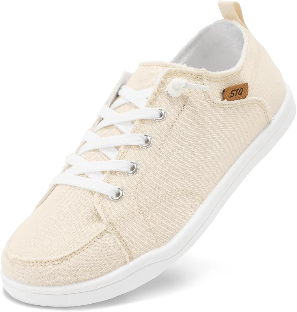 STQ Women's Slip On Machine Washable Sneakers