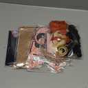 15th Birthday Decorations for Girls, 33pcs Black Rose Gold Happy 15th Birthday Banner 15 Birthday Crown and Sash Balloons Backdrop Hanging Swirls Paper Fans, 15 Years Old Party Supplies Kit