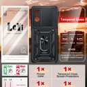 3 x LeYi for Moto G-Stylus-2025 Case:      Motorola G Stylus 2025 Case with Screen Protector, Military-Grade Protection with Kickstand for Motorola Stylus 5G 2025 Case, Black