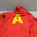 Letter A Yellow On Red Halloween Costume Party Pullover Hoodie S