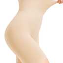 WyuuKi Shapewear Tummy Control for Women High Waisted Underwear Seamless Body Shaper Shorts Under Dress Thigh Slimmer Butt Lifter Beige (Beige)
