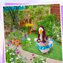 Mermaid Porch Goose Outfits with Wigs Halloween Mermaid Costume for 23 Inch Cement Porch Goose Statue Clothes for Holiday Halloween Christmas Outdoor Patio Yard Lawn Decoration