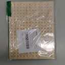 9.8 x7.7 inches Crochet Blocking Board with Pegs, Wooden Blocking Boards for Granny Square Projects, 20 Pcs Stainless Steel Rods