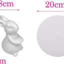 Easter Decor Bunny Cake Stand, Ceramic Rabbit Cakecup Stands,Cake Stands for Party Wedding,Cupcake Stand,Cake Plate,Easter Home Decorations Gift(8 Inch 3 Rabbit)