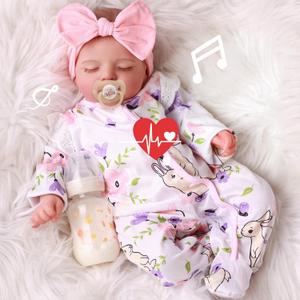 BABESIDE Lifelike Reborn Baby Dolls Girl - 20 Inch Realistic Newborn Baby Doll with Poseable Body, Real Life Baby Dolls with Accessories for 3+ Year Old Girls Gifts, Pretend Play, Collection