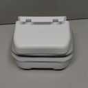 Hanging Folding Mini Trash Can for Kitchen Cabinet Door, Small Collapsible Garbage Bin Under Sink,Wall Mounted Waste Bin- Container Cabinet/Bedroom/Bathroom (3L)(White)