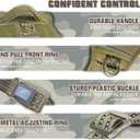 AUROTH Tactical Harness for Large Dogs No Pull Adjustable Pet Harness Reflective Working Training Easy Control Military Service Pet Vest Army Yellow XL (XL(Neck:20-31",Chest:26-42"),75-135 lbs)