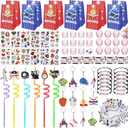Gifts2U Baseball Party Favors Supplies, 146 Pcs Baseball Themed Goodie Bags Stuffers with Bracelets, Tattoos, Stickers, Mini Ball and Cars Toys, Gifts Bulk for Team Kids Birthday Party.