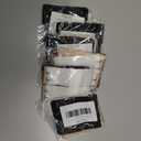 6 x 6pcs Women Ladies Soft Comfortable Back Bra 2 Hooks / 3 Hooks / 4 Hooks Band Extension Strap Extender, White/Black/Khaki