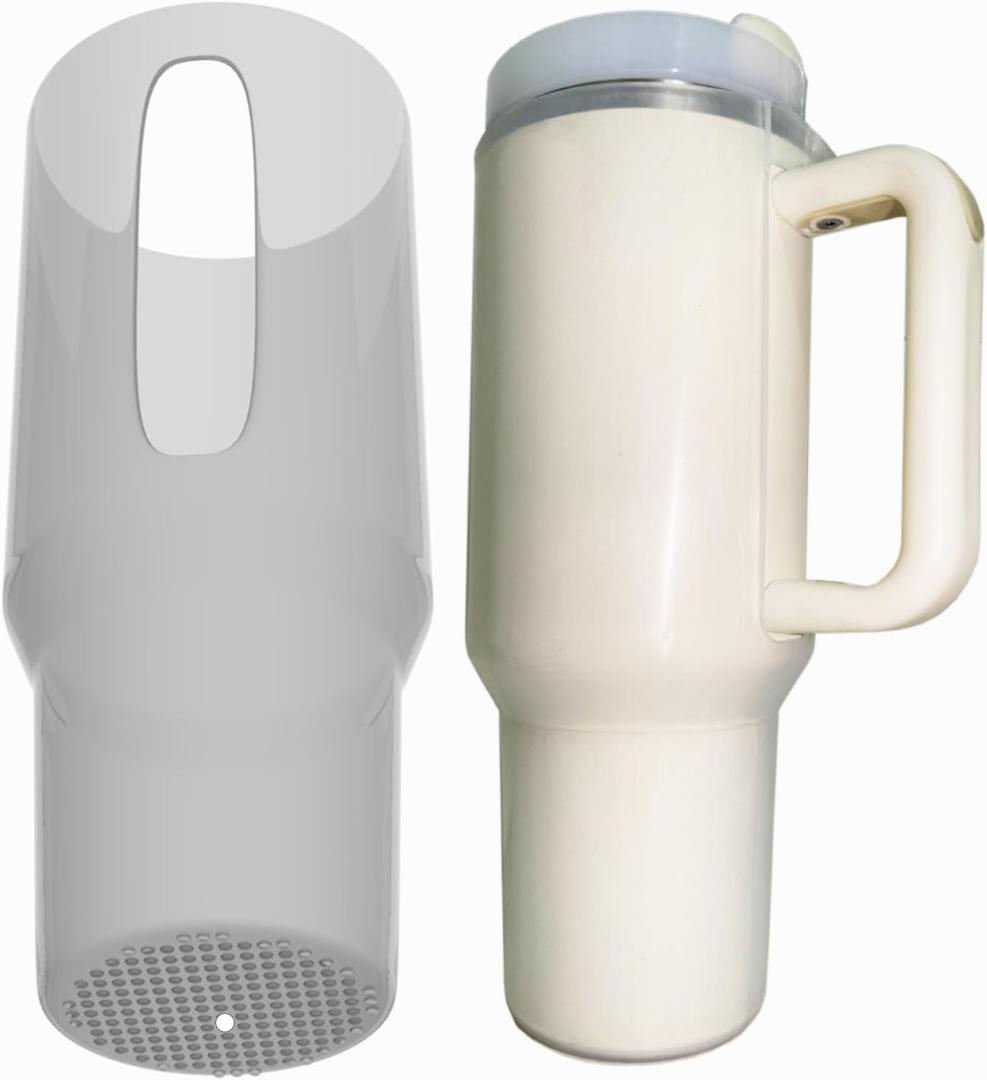 3rd Gen Crystal-Clear Stanley Boot (30oz)  1-Second Snap-On Armor, Full Coverage & Non-Slip Base