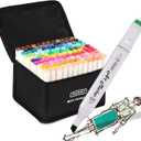 Alcohol Markers, 120 Colors Dual Tip Art Marker, Drawing Markers, Coloring Marker for Sketching Adult Coloring
