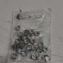 Nylon Insert Hex Lock Nuts - 7/16"-14 (25-Pack) Stainless Steel 18-8, Plain Finish, Corrosion-Resistant, Durable Multi-Use Hardware Nuts - Secure Fastening with Hex Socket Drive