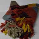 battilo Cross Woven Throw Blanket in Bright, Fun Colors with Tasseled Ends 60"x50" Inc