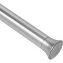 2 x Umbra Chroma Tension Rod for Window, Adjustable 54" to 90", Nickel
