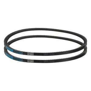 uxcell 2pcs 3VX320 Rubber V-Belt, Raw Edge Cogged Industrial V Belt 32" Length x 0.38" Width x 0.32" Thickness