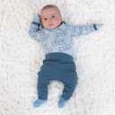 The Peanutshell Baby Layette Gift Set for Boys - 30 Piece Layette Set, Newborn to 9 Months Baby Boy Clothes - Elephant Blue (Blue)