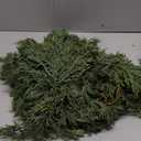 6FT Christmas Cedar Garlands, Real Touch Winter Cedar Pine Garland with Soft Thickness Pine, Green Artificial Greenery Garland for Table, Mantle, Fireplace, Wall, Indoor, Outdoor Christmas Decorations