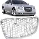 Front Grille compatible with 2015-2023 Chrysler 300 (Silver)
