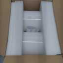 Bright White Glass Lamp Shade Replacement  1-5/8" Fitter Opening  Light Cover for Pendant Lights, Chandeliers, Wall Sconces, Vanity & Ceiling Fixtures (4 Pack)  Matte Finish Diffused Lighting