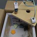 Wooden Activity Cube, 6-in-1 Montessori Toys for 1+ Year Old Boys & Girls, Educational Learning Toys for 1 2 3 Year Old Baby|Bead Maze|Shape Sorter|Mirror|Gear